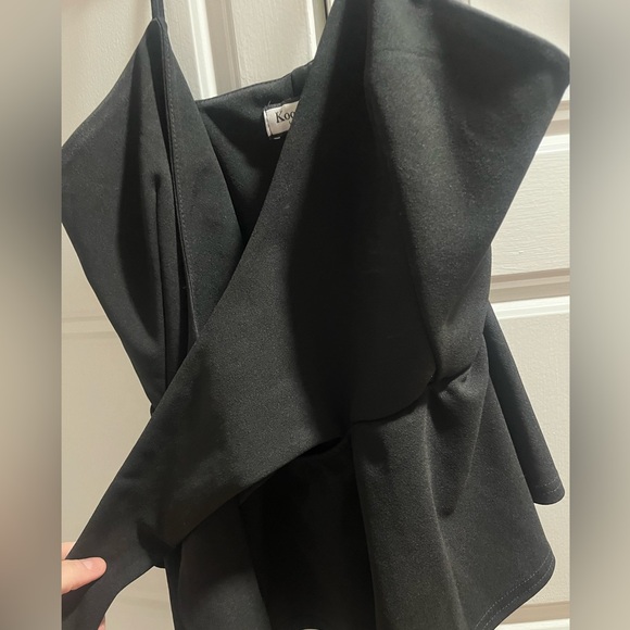 Koko & K peplum spaghetti strap top with bow detail - Picture 5 of 6